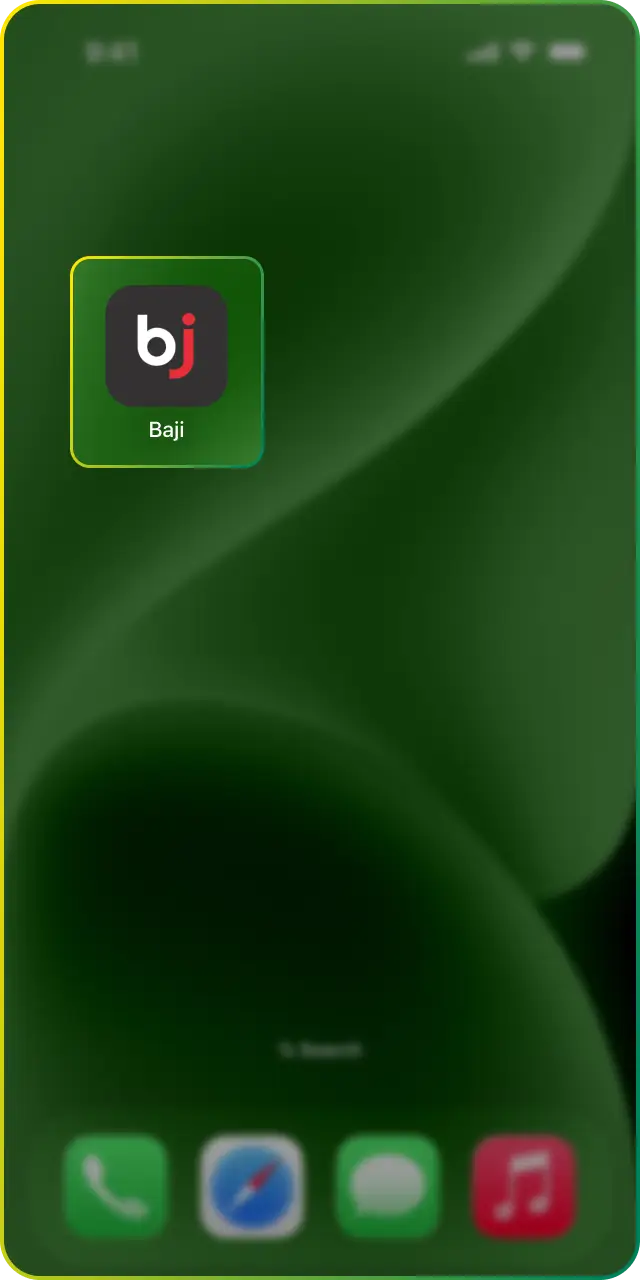Launch and log in to start using all features of the Baji App.