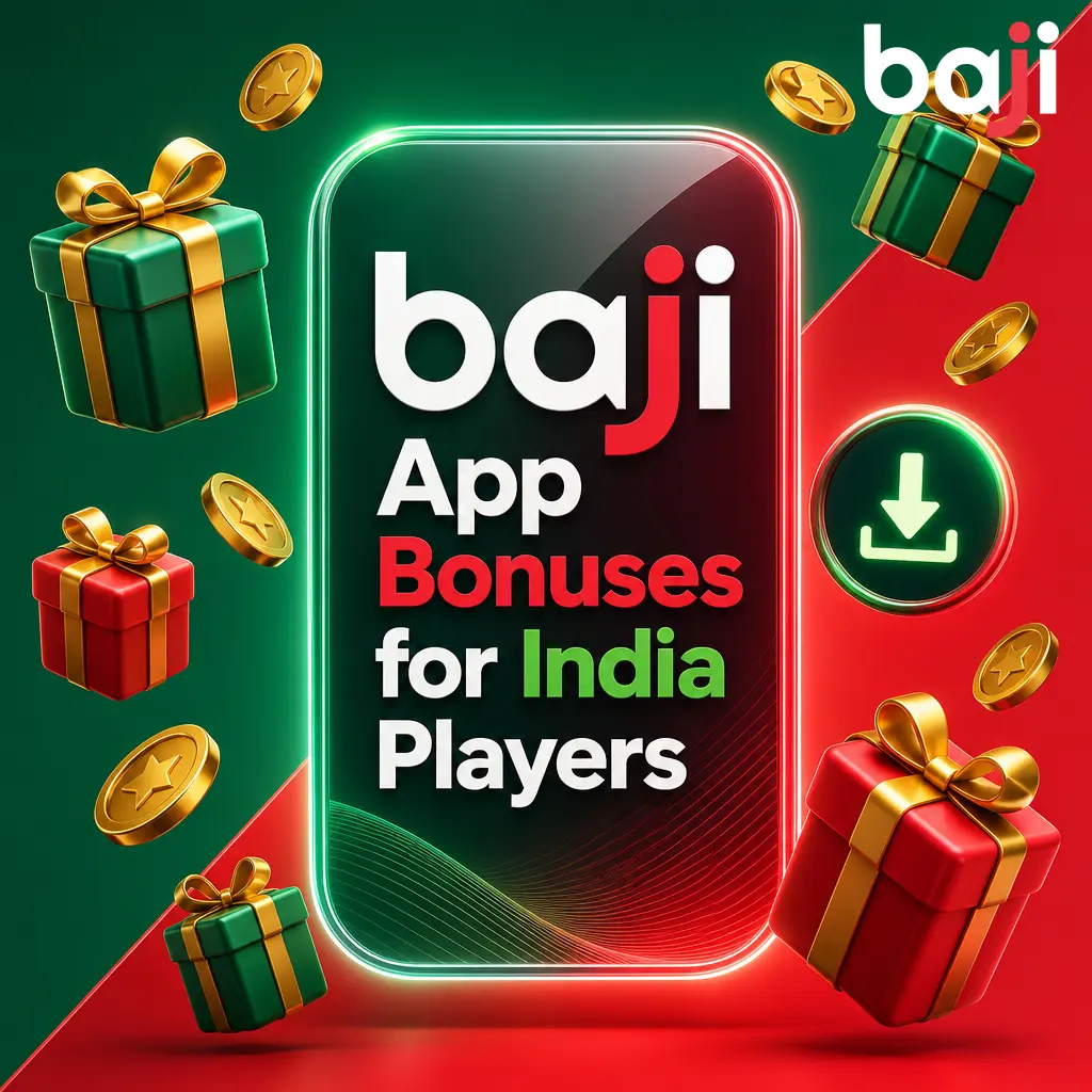 Baji app bonuses for India: Eid 177% spins offer, sports refunds, free 1,000 INR bet, casino match bonus and deposit rewards.