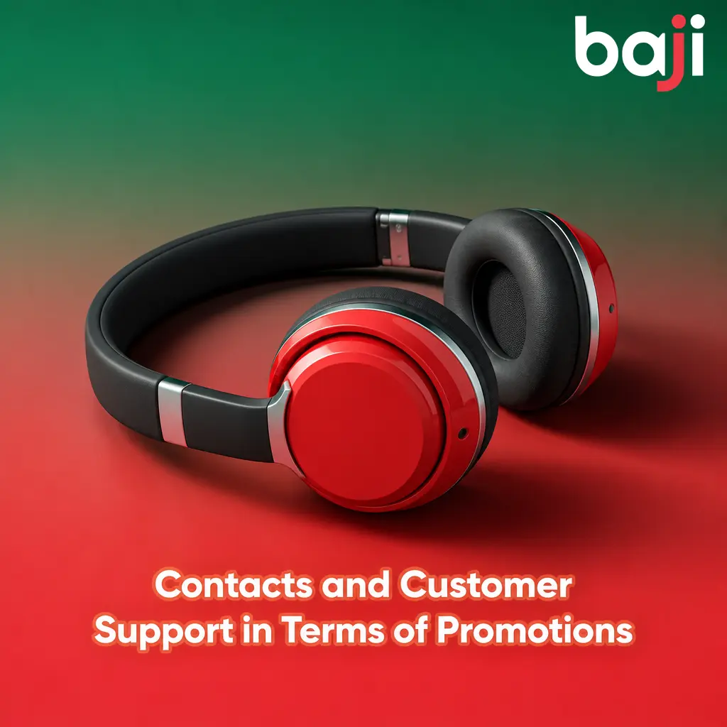 Baji 24/7 customer support channels for bonus terms, promo codes, and wagering queries via live chat, email, and Telegram