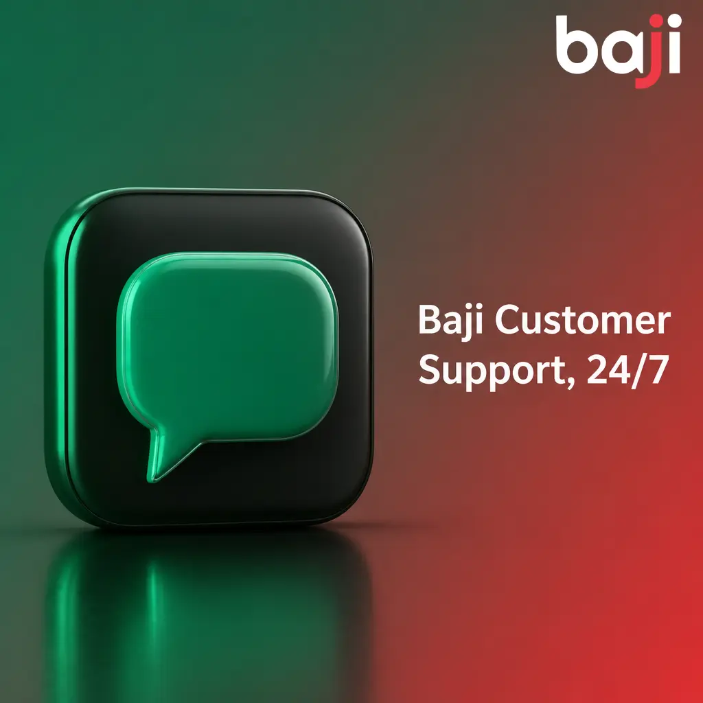 Baji 24/7 customer support for Indian players via live chat and email for games, bonuses, and account help