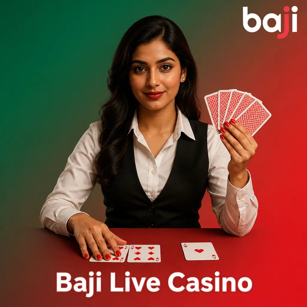 Baji Live Casino HD live dealer tables featuring Teen Patti, Andar Bahar, Crazy Time, Lightning Roulette, Baccarat, Sic Bo