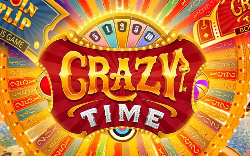 Join the live dealer action in Crazy Time casino show on Baji.