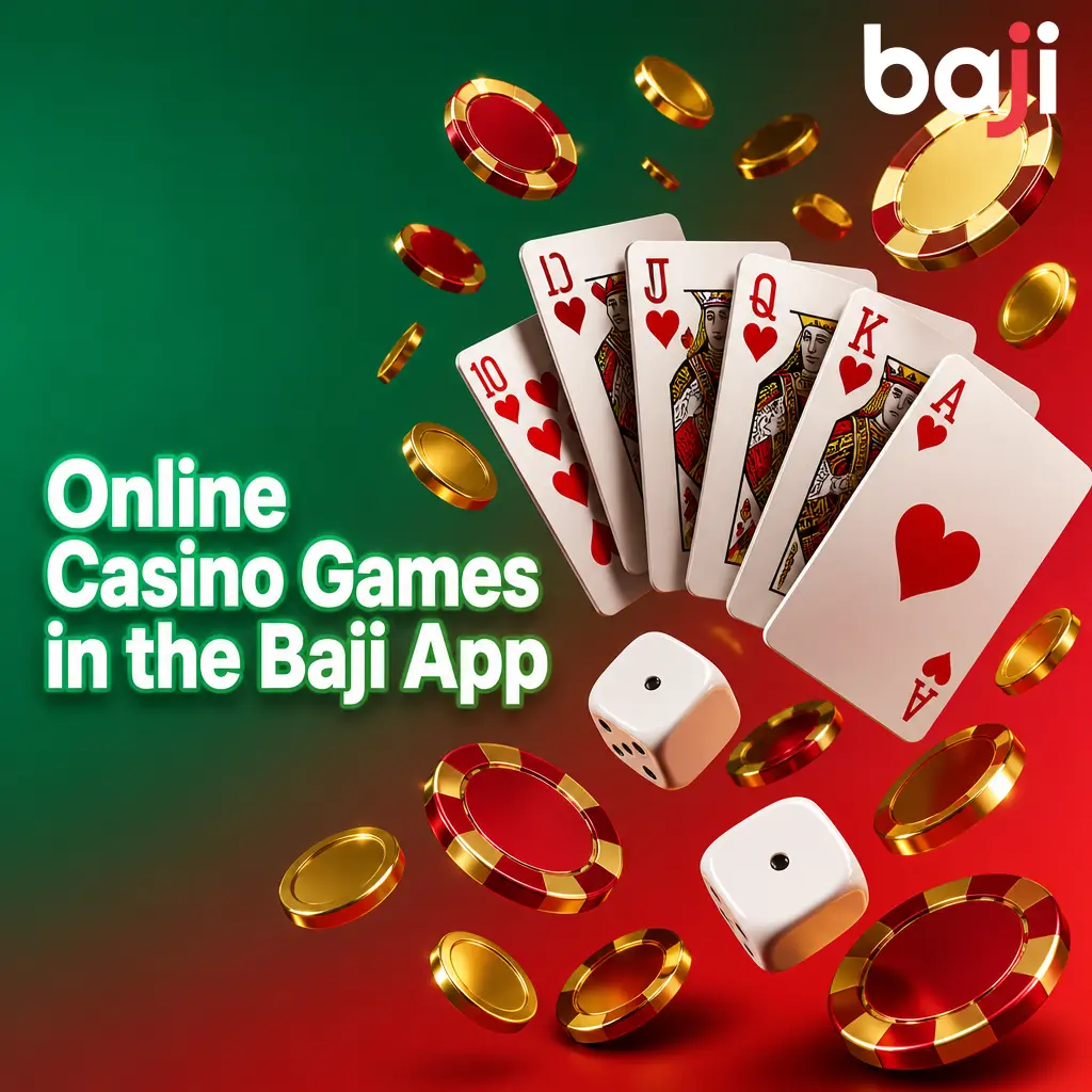 Baji App casino lobby showing slots, live casino, crash games, fishing, table games and lottery titles