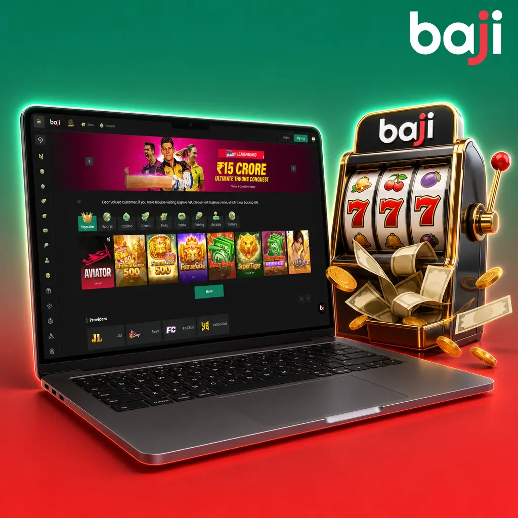 Baji casino games by Pragmatic Play, Evolution, NetEnt, Spribe, PG Soft, Ezugi with certified RNG and verified RTP fairness