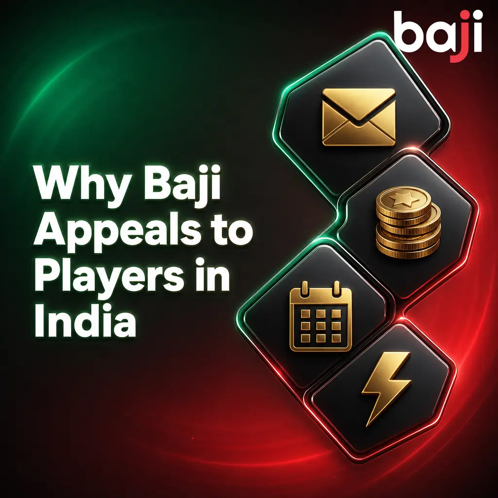Baji platform for Indian players featuring INR wallet, UPI/Paytm support, Hindi interface and cricket betting markets like IPL